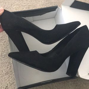 Black heels